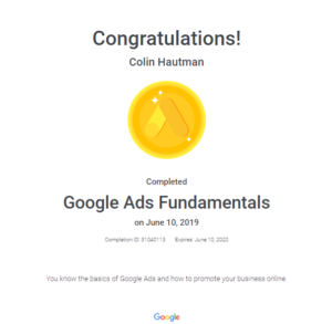 Google Ads Certification